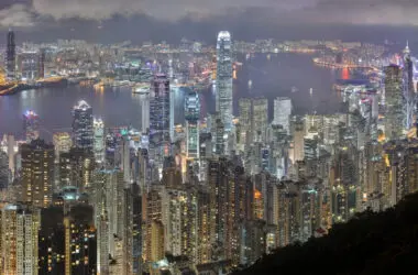 Hong Kong Night Skyline