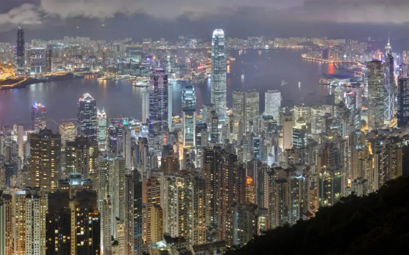 Hong Kong Night Skyline
